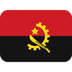 How Flag: Angola emoji looks on Twitter.