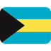 Como o emoji do Bandeira: Bahamas é exibido no Twitter.