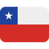 How Flag: Chile emoji looks on Twitter.