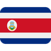 Como o emoji do Bandeira: Costa Rica é exibido no Twitter.