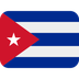 How Flag: Cuba emoji looks on Twitter.