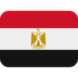 How Flag: Egypt emoji looks on Twitter.