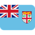 How Flag: Fiji emoji looks on Twitter.