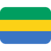 How Flag: Gabon emoji looks on Twitter.