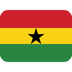 How Flag: Ghana emoji looks on Twitter.