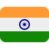 How Flag: India emoji looks on Twitter.