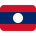 How Flag: Laos emoji looks on Twitter.