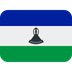 How Flag: Lesotho emoji looks on Twitter.