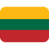 How Flag: Lithuania emoji looks on Twitter.