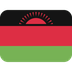 How Flag: Malawi emoji looks on Twitter.