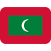 How Flag: Maldives emoji looks on Twitter.