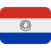 How Flag: Paraguay emoji looks on Twitter.