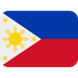 How Flag: Philippines emoji looks on Twitter.