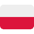 How Flag: Poland emoji looks on Twitter.