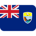 How Flag: St. Helena emoji looks on Twitter.