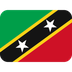 How Flag: St. Kitts & Nevis emoji looks on Twitter.