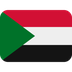 How Flag: Sudan emoji looks on Twitter.