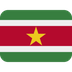 Como o emoji do Bandeira: Suriname é exibido no Twitter.