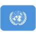 How Flag: United Nations emoji looks on Twitter.