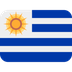 Cómo se ve el emoji Bandera: Uruguay en Twitter.