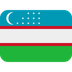 How Flag: Uzbekistan emoji looks on Twitter.