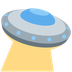 How Flying Saucer emoji looks on Twitter.