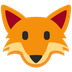 Wie Fuchs Emoji auf Twitter aussieht.