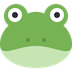 How Frog emoji looks on Twitter.