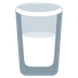 How Glass of Milk emoji looks on Twitter.