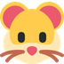 How Hamster emoji looks on Twitter.