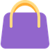 Como o emoji do Bolsa de mão é exibido no Twitter.