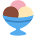 How Ice Cream emoji looks on Twitter.