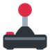 Cómo se ve el emoji Joystick en Twitter.