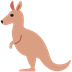 How Kangaroo emoji looks on Twitter.