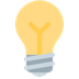 How Light Bulb emoji looks on Twitter.