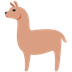 How Llama emoji looks on Twitter.