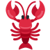 How Lobster emoji looks on Twitter.