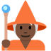 How Mage: Dark Skin Tone emoji looks on Twitter.