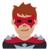 How Man Supervillain: Medium Skin Tone emoji looks on Twitter.