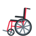 How Manual Wheelchair emoji looks on Twitter.