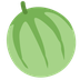 How Melon emoji looks on Twitter.