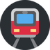 Como o emoji do Metrô é exibido no Twitter.