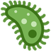 How Microbe emoji looks on Twitter.