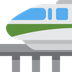 How Monorail emoji looks on Twitter.