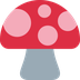 How Mushroom emoji looks on Twitter.