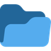 Açık dosya klasörü emojisi Twitter üzerinde nasıl görünüyor.