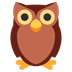 How Owl emoji looks on Twitter.