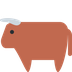 How Ox emoji looks on Twitter.