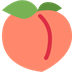 How Peach emoji looks on Twitter.