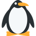 How Penguin emoji looks on Twitter.